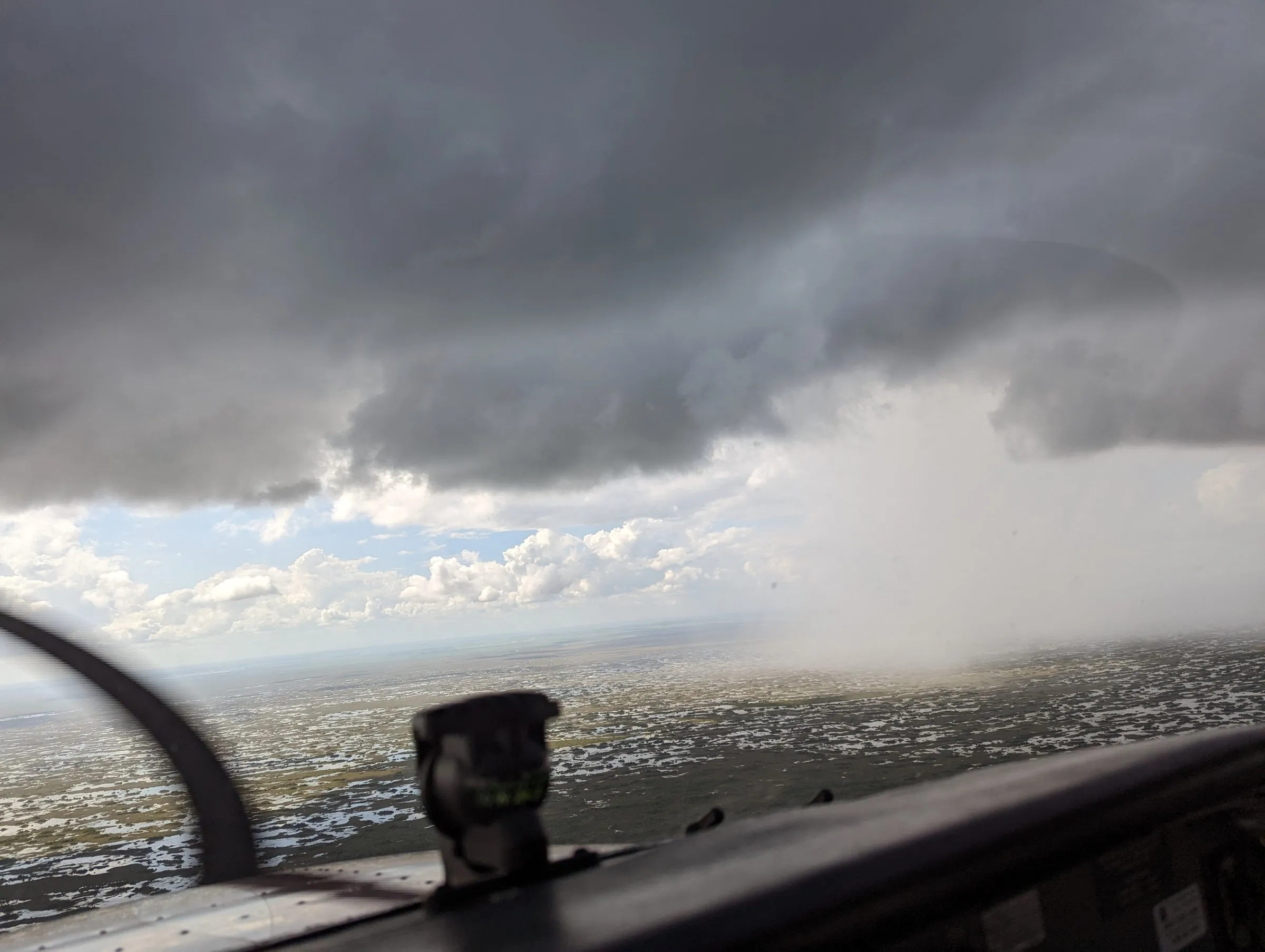 Storm cell over the Everglades (moody)